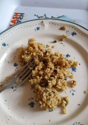 Une photo de Risotto aux champignons de paris