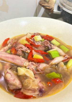 Foto resep Cumi kuah pedas