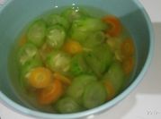Gambar sayur bening gambas wortel
