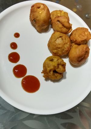 A picture of Mushroom pakoda.