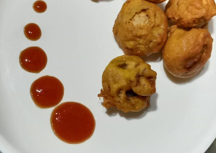 Recipe of Homemade Mushroom pakoda