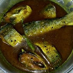 A picture of Hilsa In Mustard Gravy.