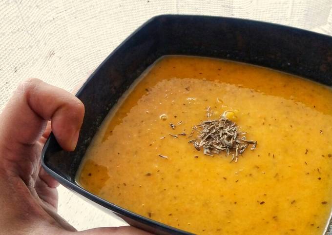 Recipe of Speedy Pumpkin and Veggie Soup