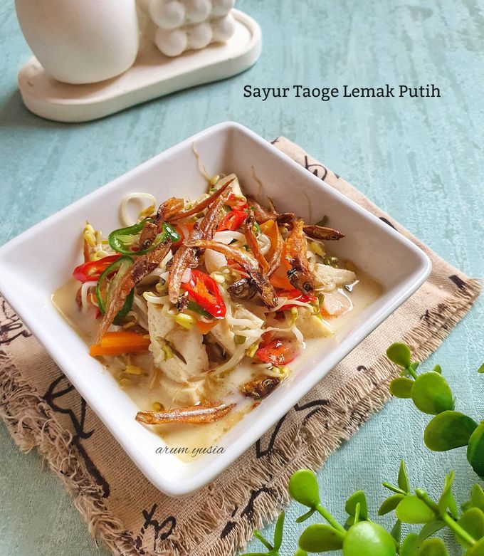 Foto resep Sayur Taoge Lemak Putih (Praktis & Gurih) 🇲🇾