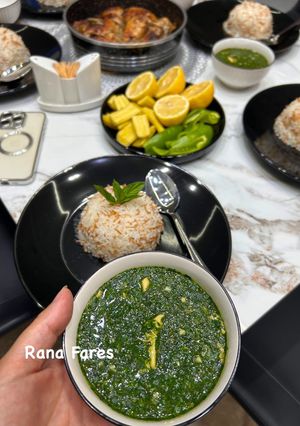 صورة لوصفة ملوخية بالدجاج