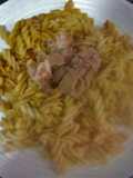 Fusilli con Cebolla y Atún