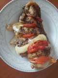 Chicken Breast with Cheese and Tomato