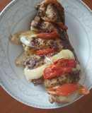 Chicken Breast with Cheese and Tomato
