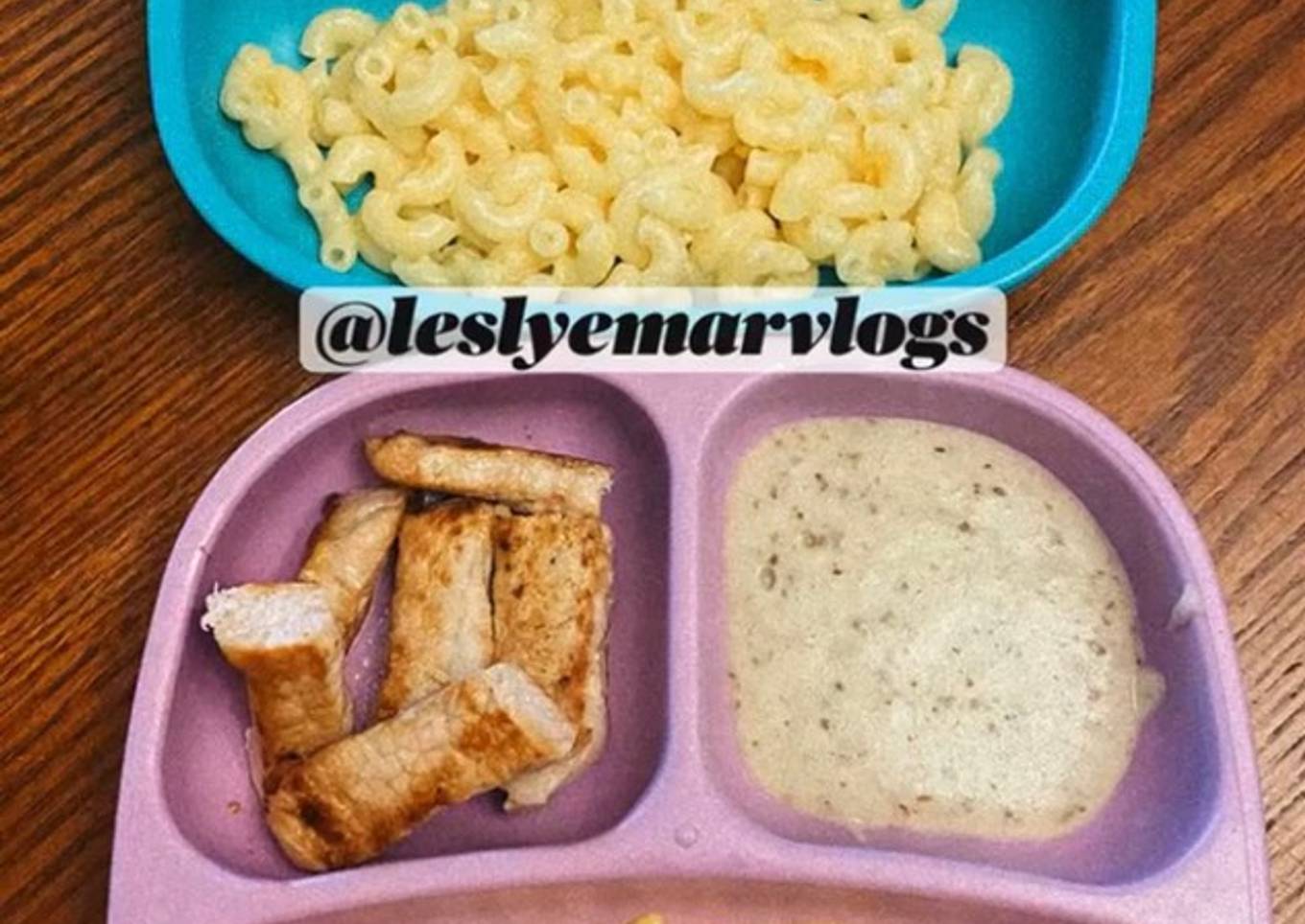 Cena deliciosa para pequeños