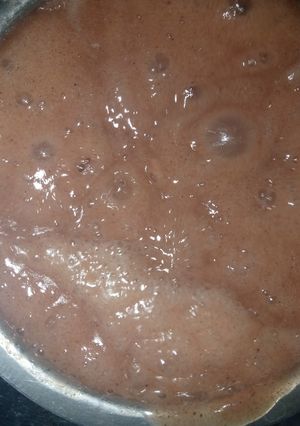 A picture of Porridge with simsim flour.