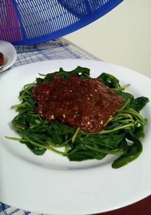 Foto resep Rujak kangkung