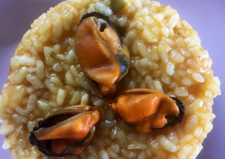 Arroz caldoso con mejillones Thermomix