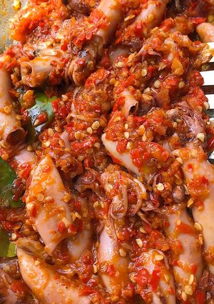 Foto resep Sambel Cumi Asin Pedas Super Recommended !