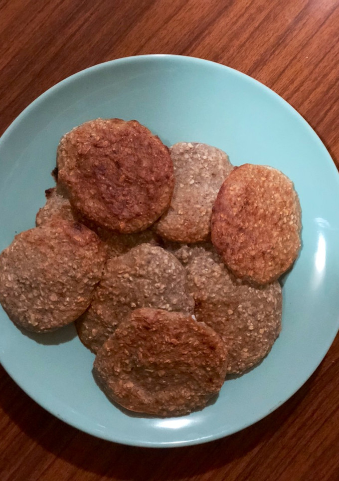 Una foto de Galletas de avena y plátano