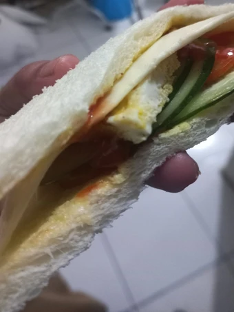 Cara Gampang Membuat Resep Sandwich telur sederhana ide bekal sekolah yang Uenak Anti Ribet, Mantap