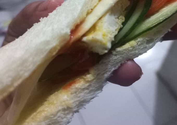 Resep Sandwich telur sederhana ide bekal sekolah