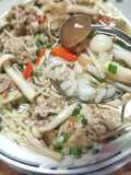 ข้าวต้มเห็ดหมูสับ
