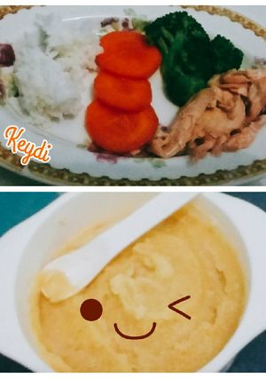 Foto resep Mpasi salmon keydi 7bulan