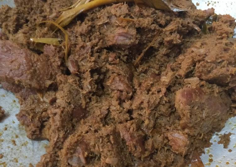 Resep Rendang sapi  ala padang yang Lezat