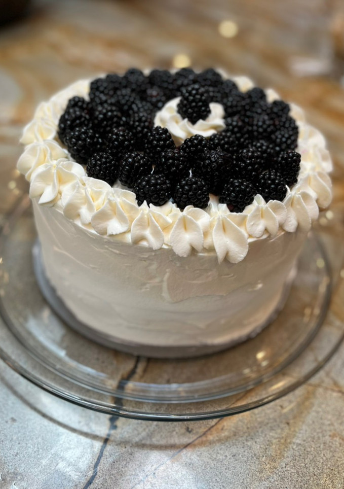 A picture of Whipped cream frosting.