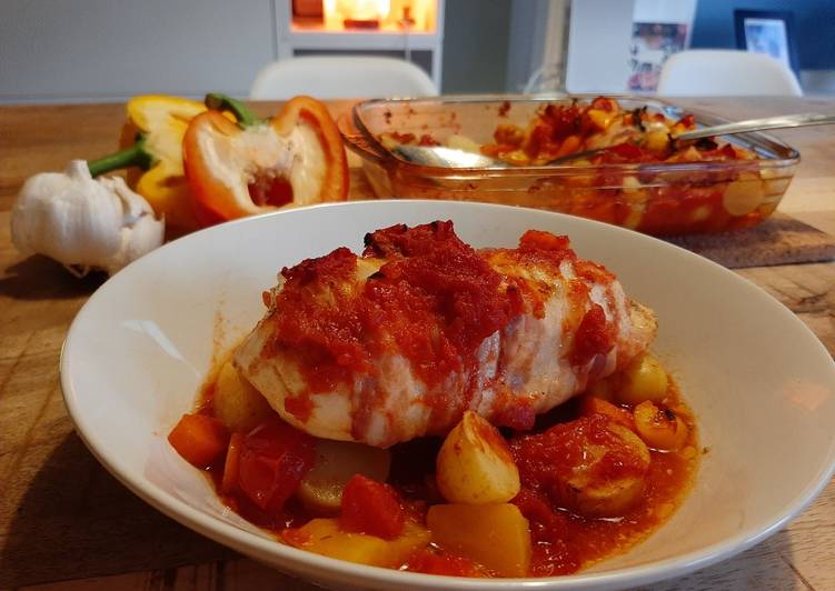 Step-by-Step Guide to Prepare Award-winning Italian style mozzarella stuffed chicken