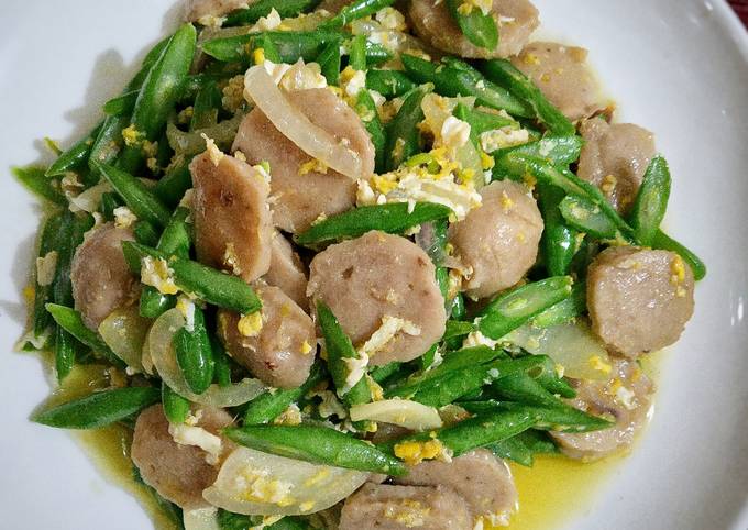 Resep Tumis buncis baso yang Enak Banget