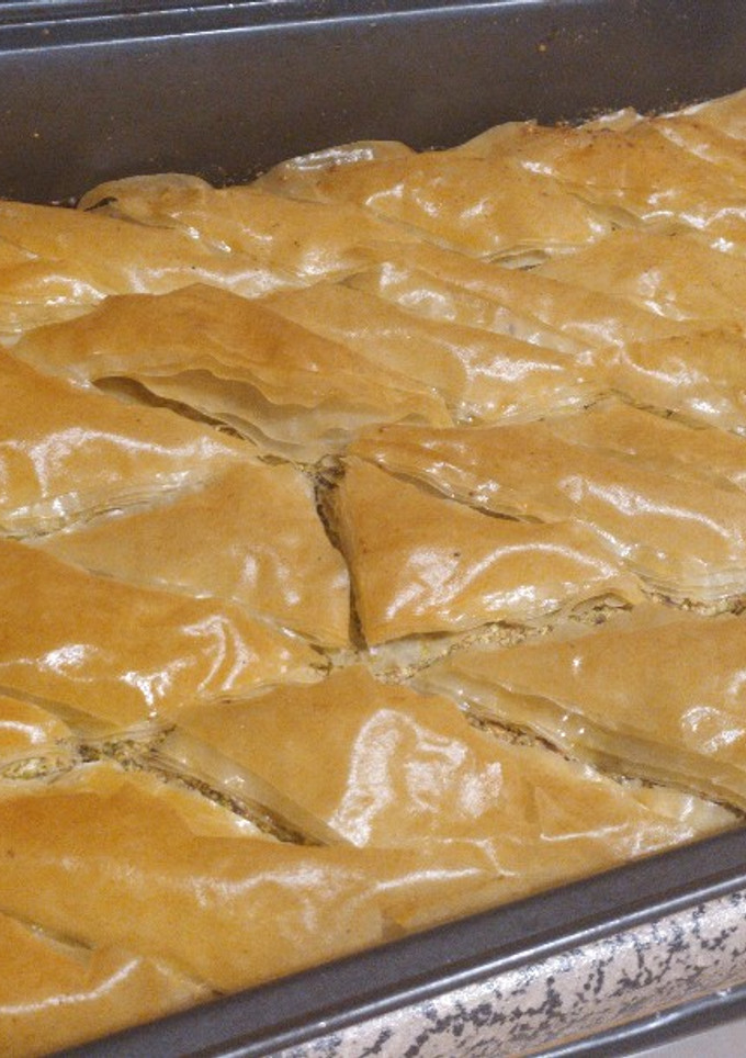 Una foto de Baklava