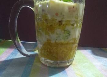 Best Recipe Creamy cup maggi Savory Delicious