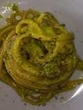 Inside the Box - Truffle Fettuccine with Pistachio and Saffron Pesto