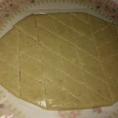 A picture of Kaju katli.