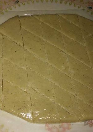 A picture of Kaju katli.