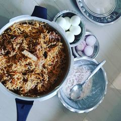 Yummy mutton biryani (Mutton biryani recipe in tamil) A picture of Yummy mutton biryani (Mutton biryani recipe in tamil).