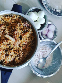 A picture of Yummy mutton biryani (Mutton biryani recipe in tamil).