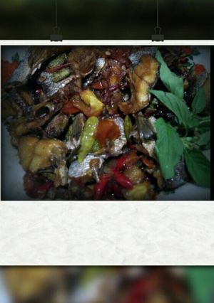 Foto resep Ikan asin asam manis pete