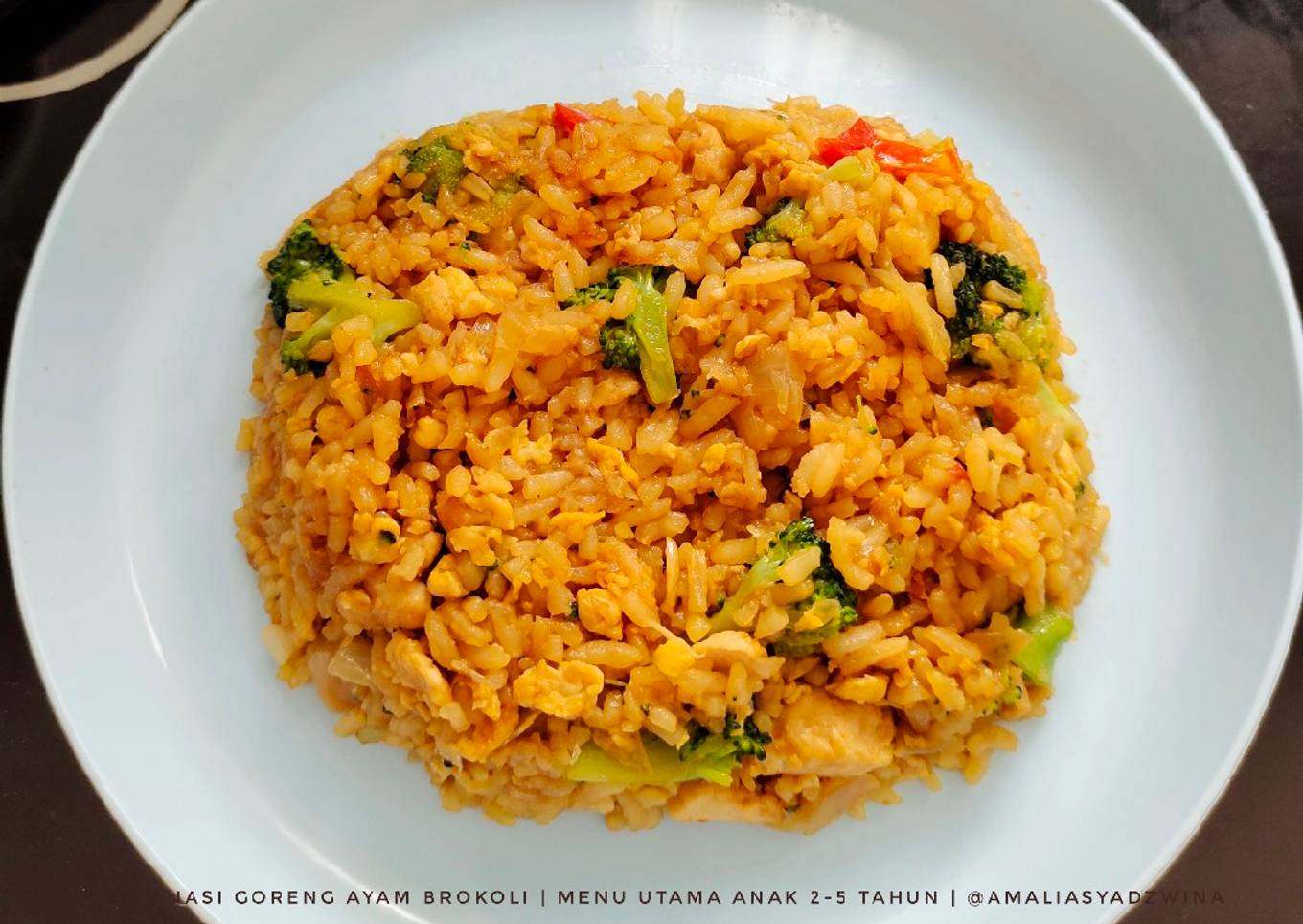 Nasi Goreng Ayam Brokoli | Menu Utama Anak