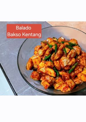 Foto resep 113. Balado Bakso Kentang