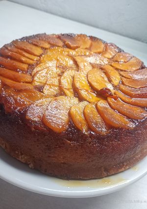 Una foto de Torta Invertida de Manzana SIN TACC