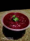 Mint Flavoured Beet Smoothie