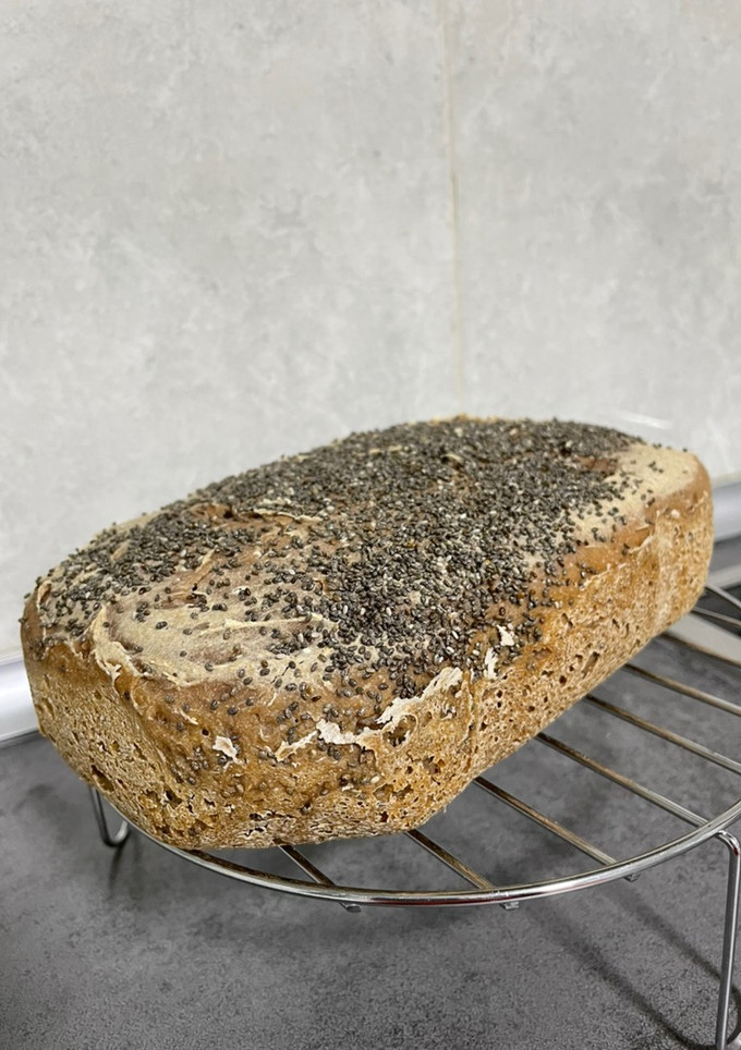 Una foto de Pan de trigo sarraceno y arroz panificadora