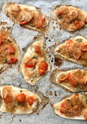Foto di Filetti di platessa al forno con pangrattato senza glutine e pomodorini