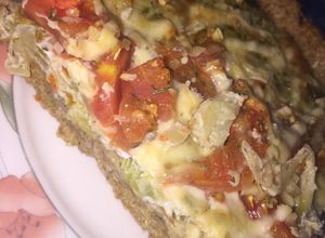 Una foto de Tarta de Puerros, Tomate, Huevos y Queso 😋