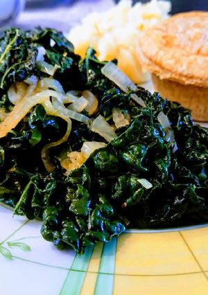A picture of Cavolo Nero with Rosemary and Chilli.