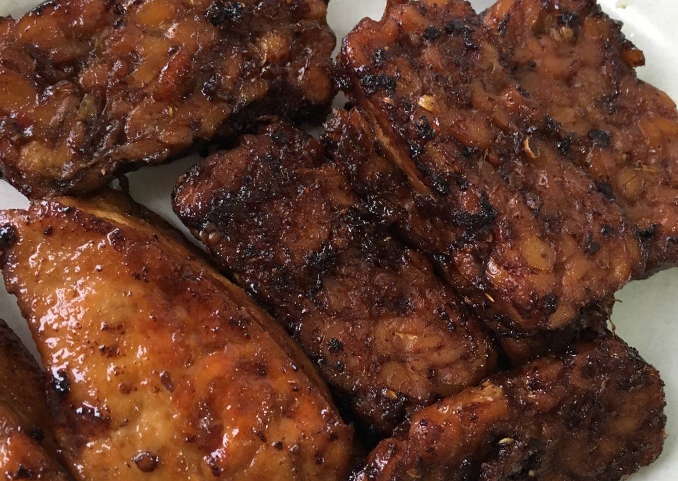 Tahu dan tempe bacem