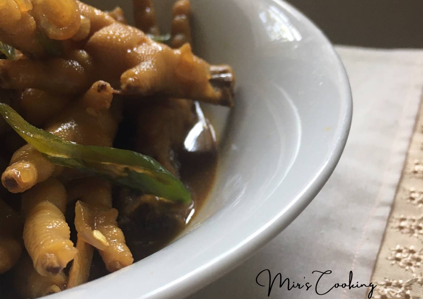 Ceker Ayam Bumbu Kecap