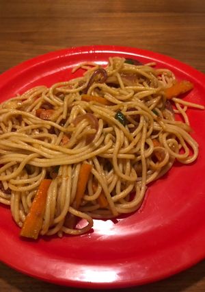 A picture of Veg noodles.
