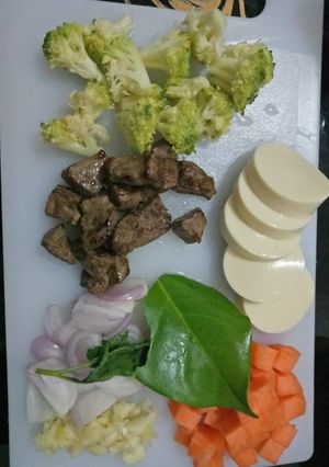 Foto resep Bubur tim hati sapi 4⭐