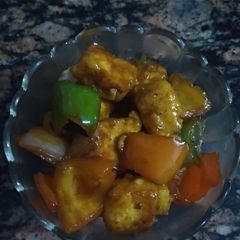 A picture of Dry Chilli Paneer.