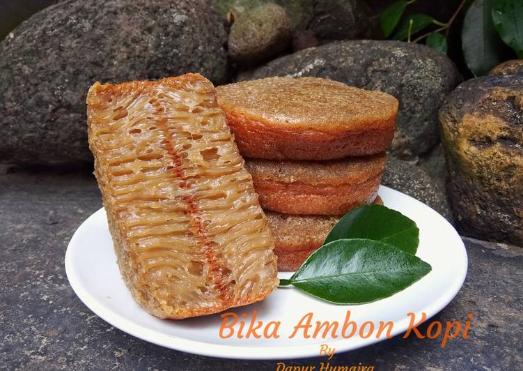 Resep Bika Ambon Mini Rasa Kopi Anti Gagal