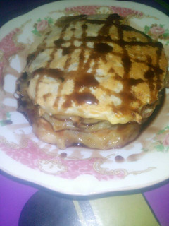 Foto resep Pancake pisang saus coklat