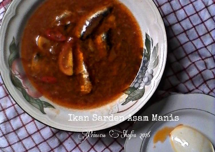 Resep Sarden Asam Manis oleh UMMI 🌹 Aminah & Alwi 💞 - Cookpad